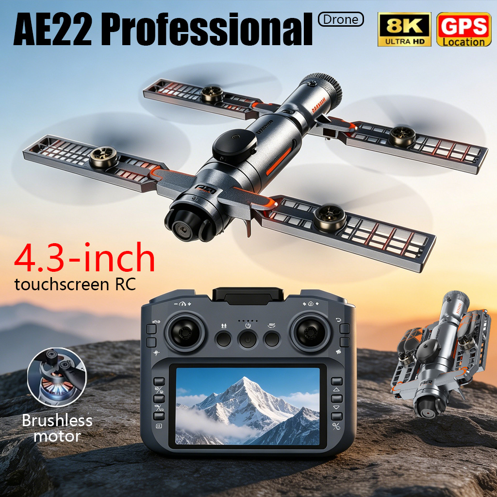 Drone Mapping - Upgraded AE22 PRO MAX Foldable Drone