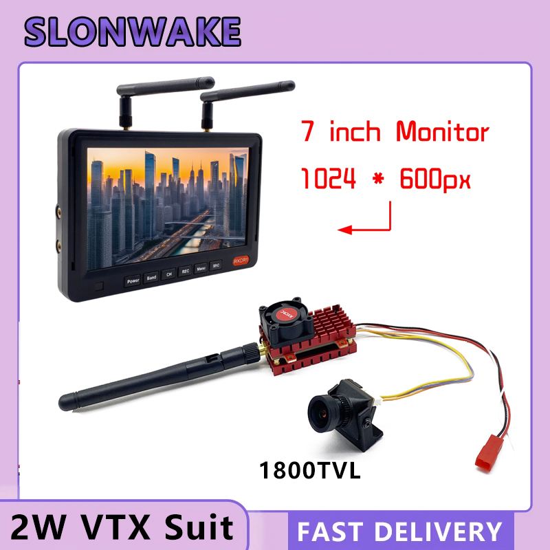 SLONWAKE 5.8G 2W VTX FPV 1800T - Drone Cinematic recension och pris