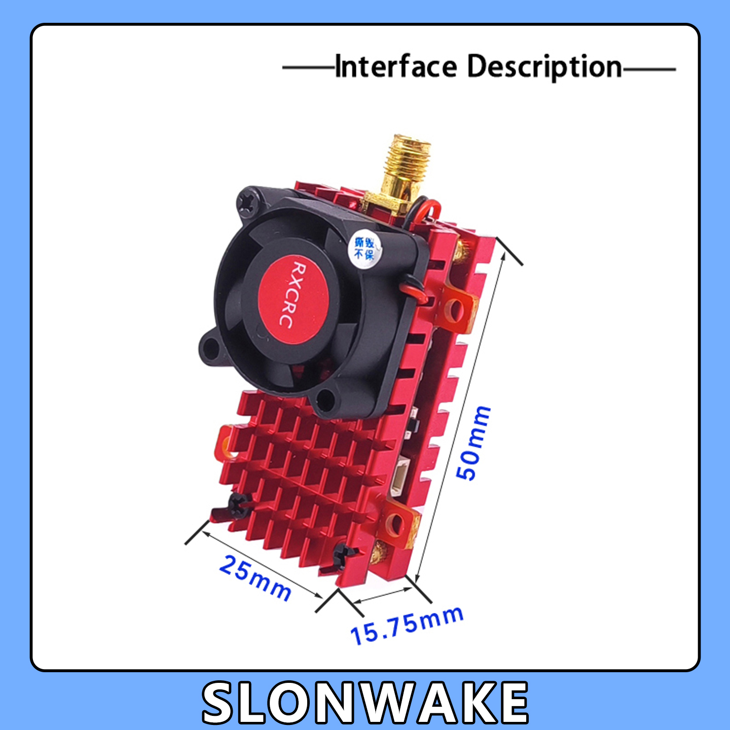 SLONWAKE 5.8G 2W VTX FPV 1800T - Drone Cinematic recension och pris