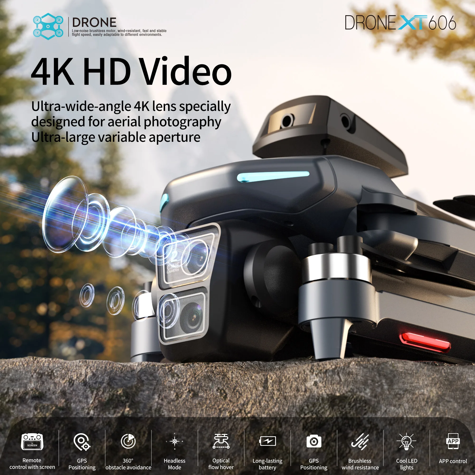 Lenovo XT606 MAX GPS Drone 4k  - Drone Photogrammetry recension och pris
